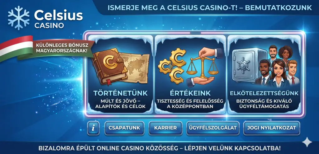 Független elemzői csapat Celsius Casino Magyarország