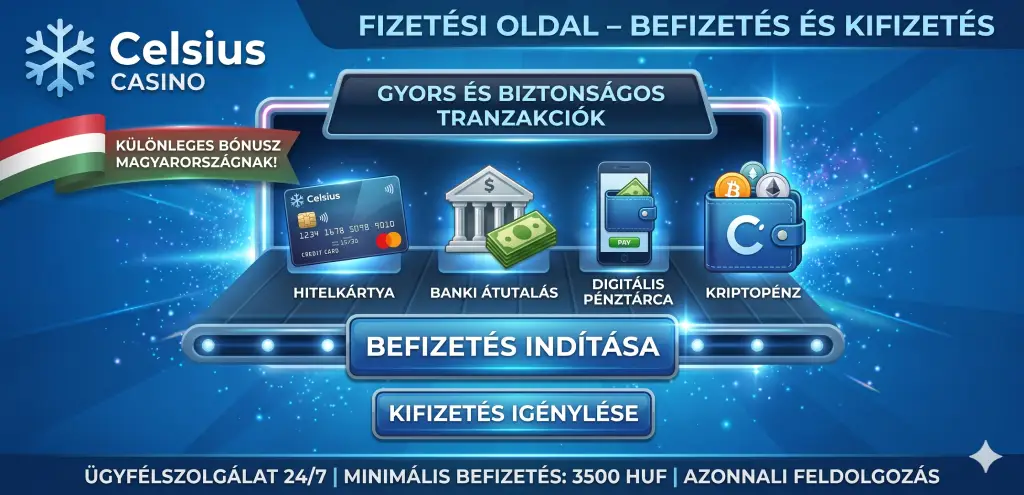 Celsius casino betét és pénzeszközök visszavonása